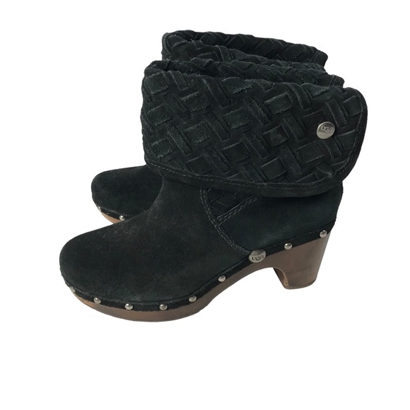 UGG Shoes - UGG Australia Lynnea Arroyo black heeled boots size 6